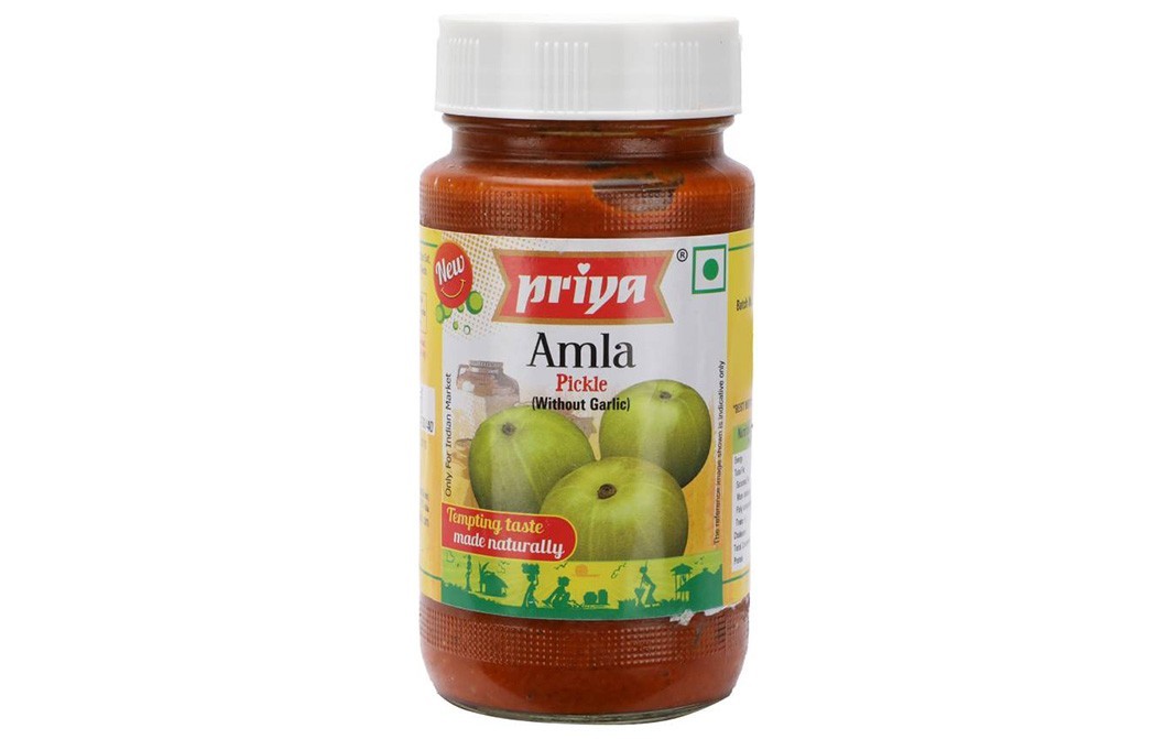 Priya Amla Pickle (Without Garlic)   Bottle  300 grams